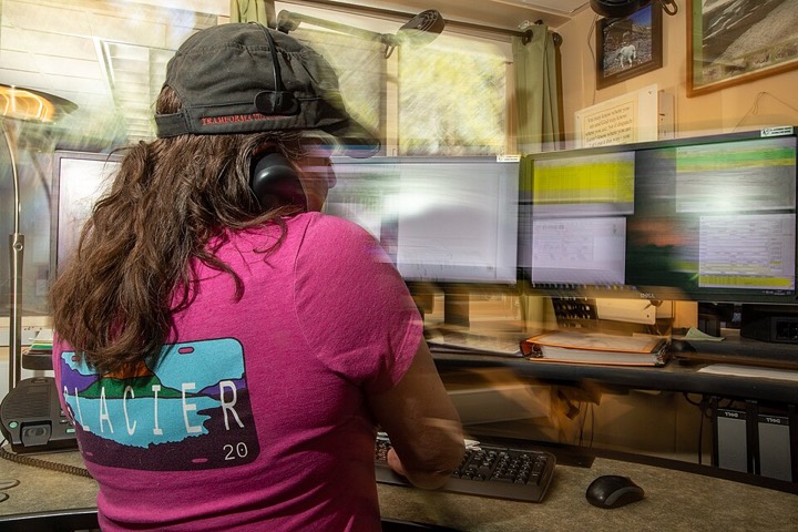 Dispatcher on the phone